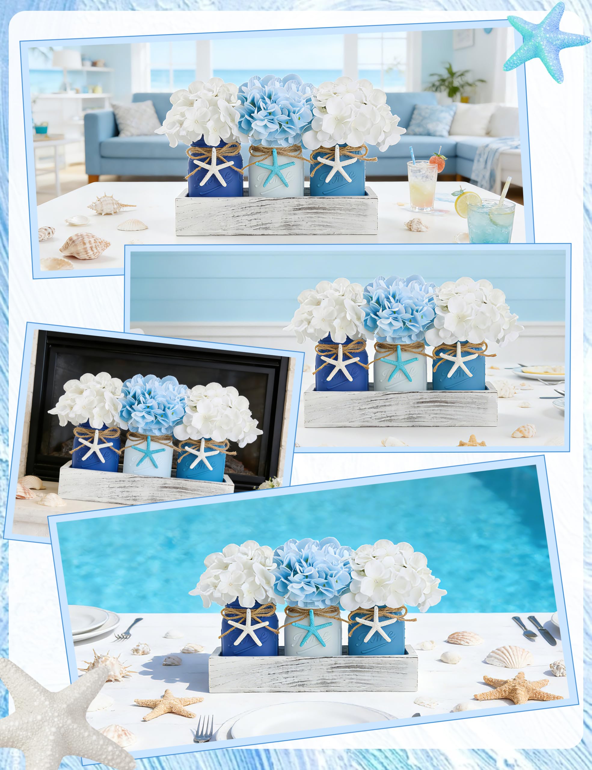 KIVIVO wooden tray anchors the centerpiece with natural warmth.