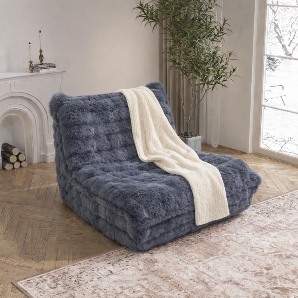 KKdema bean bag sofa for bedroom or living rooms blends with décor.