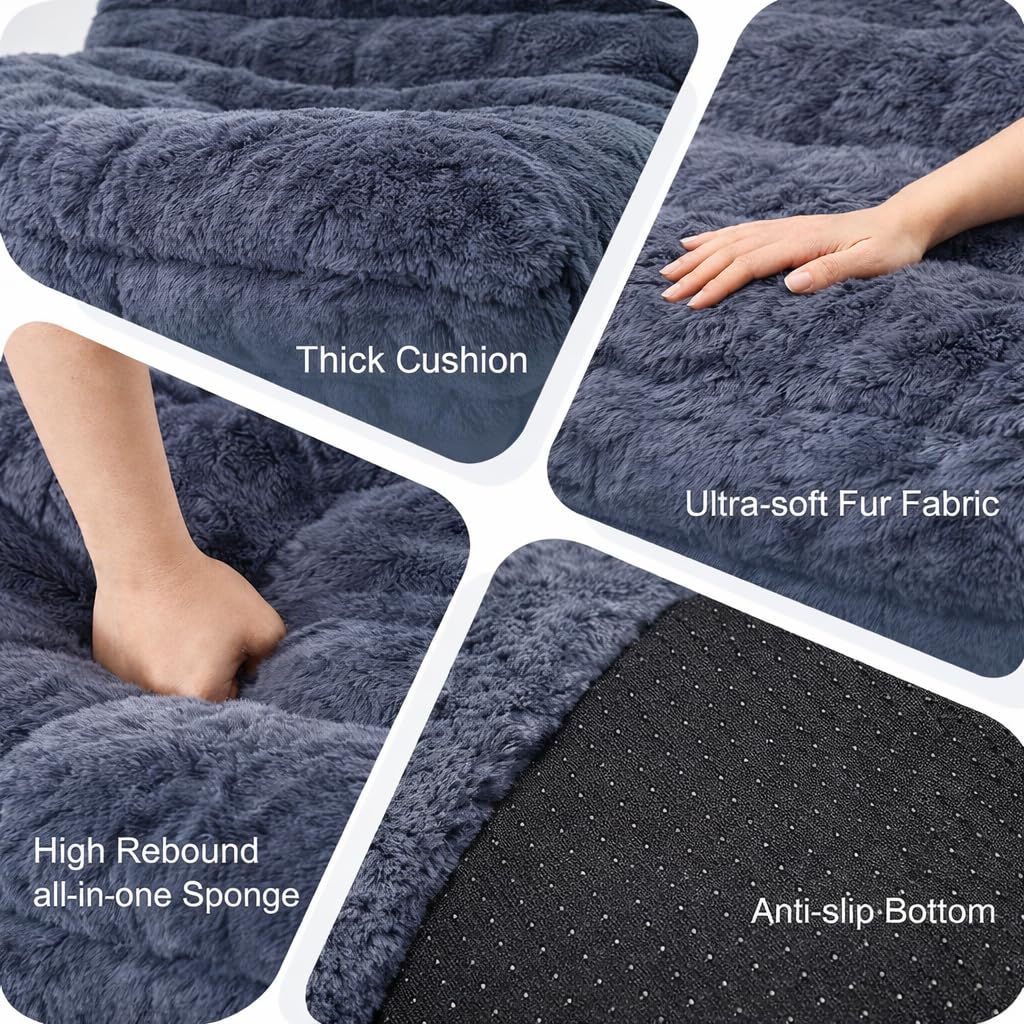 KKdema fireside lazy sofa shape invites relaxed evenings and easy lounging.