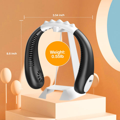 KKDI 2600mAh battery powers hours of cooling