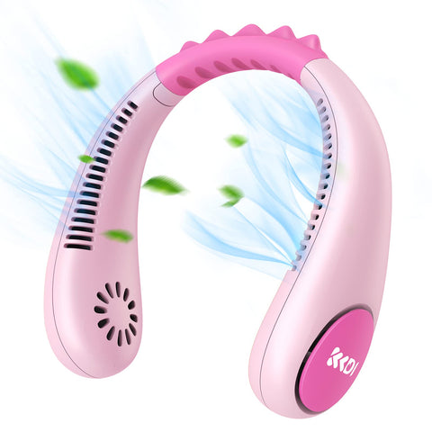 Kkdi Kids Neck Fan wearable-compact design keeps kids cool on the go