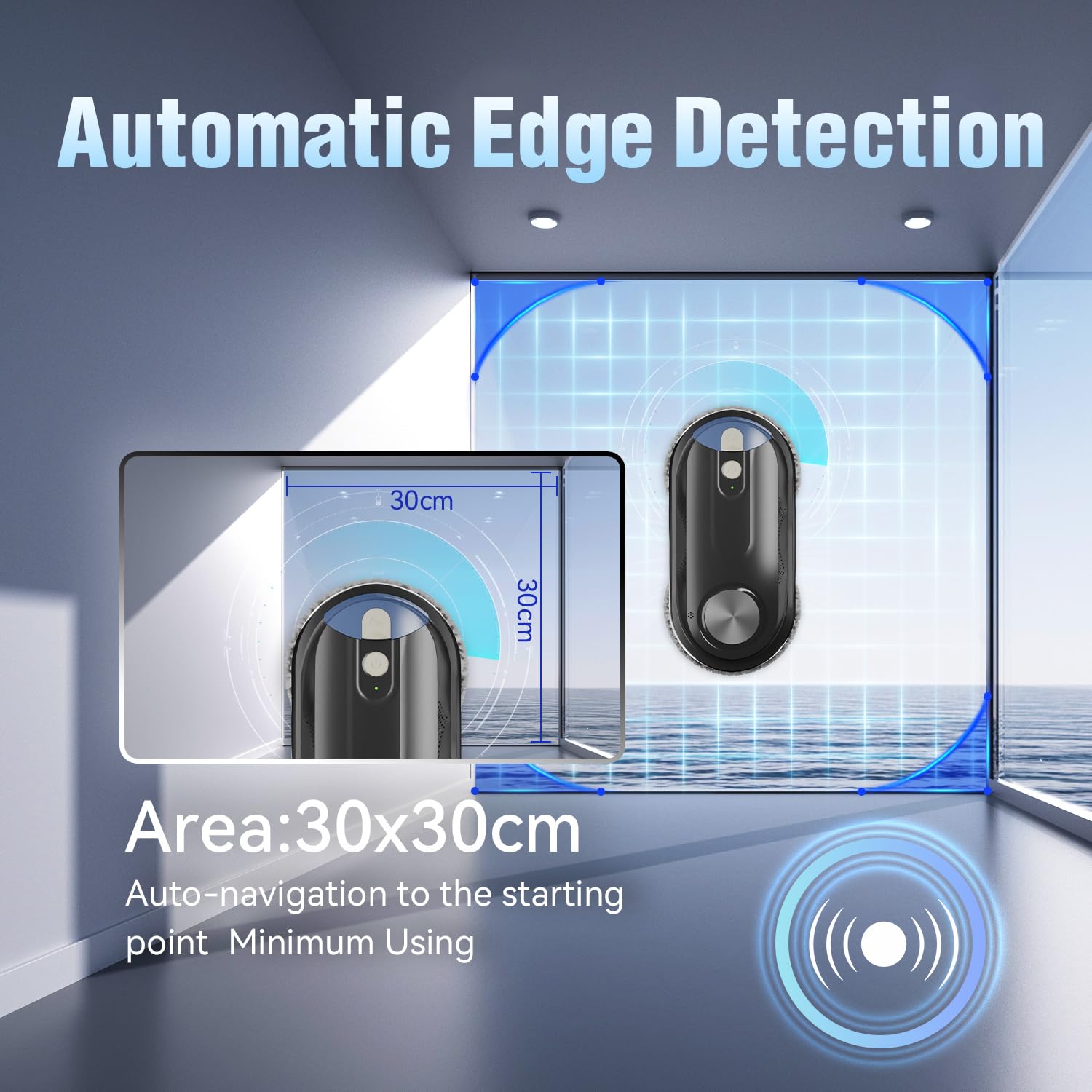 KKI Window Cleaning Robot AI path detection guiding efficient cleaning