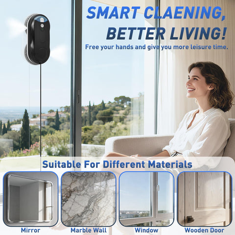 KKI Window Cleaning Robot remote control use for convenient operation