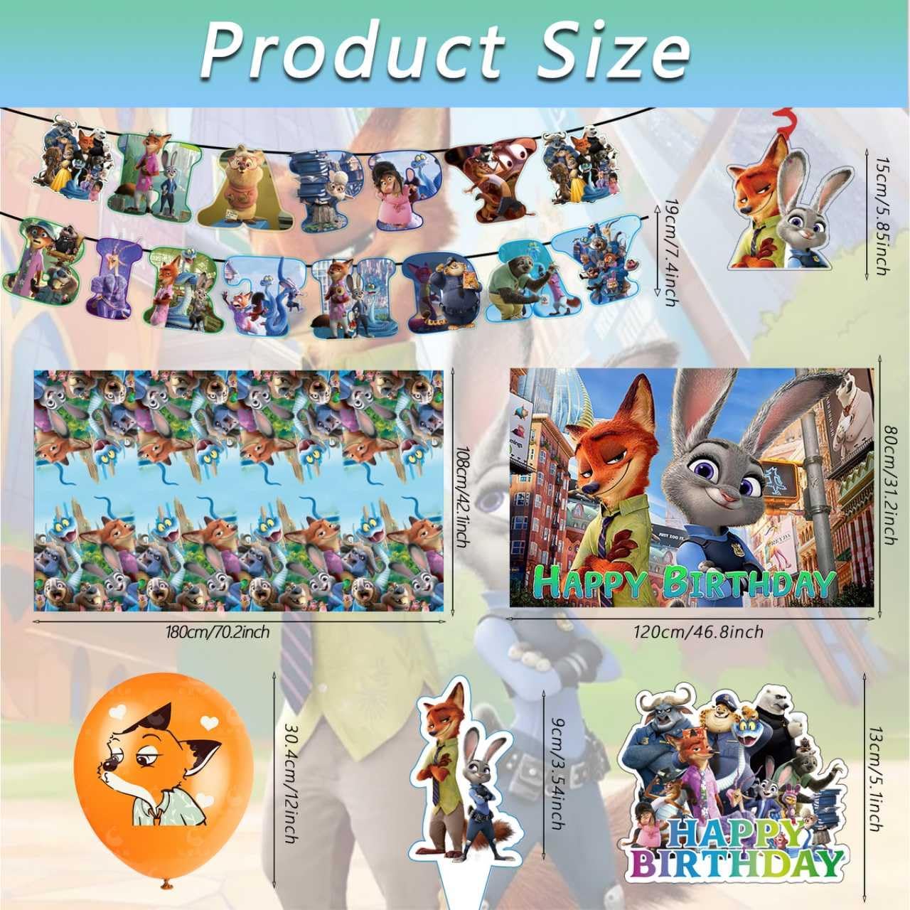 KKOND Zootopia2 banner delivers cheerful birthday messaging in style