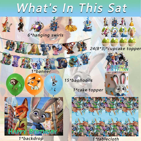 KKOND Zootopia2 hanging swirls add festive motion to gatherings