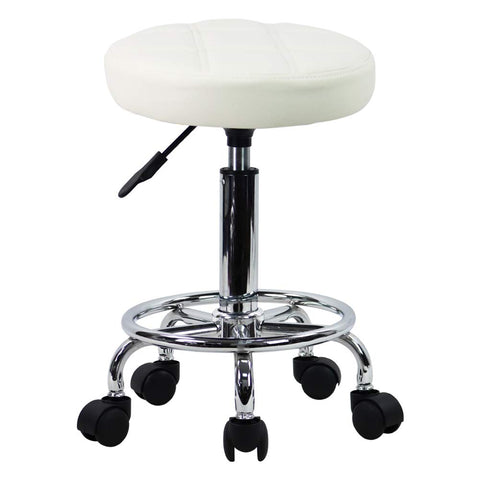 KKTONER round stool top view shows wide seating base for extended tasks.