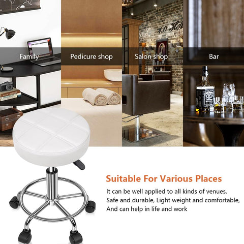 KKTONER round stool suited for bar, office, spa, salon, and home.