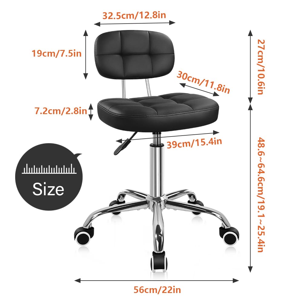 KKTONER swivel wheels glide softly, protecting floors and enabling easy workspace reconfiguration.