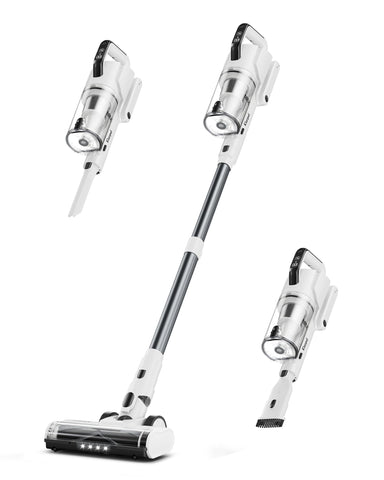 Klarpul cordless vacuum with 50KPa suction captures fine dust for a spotless home