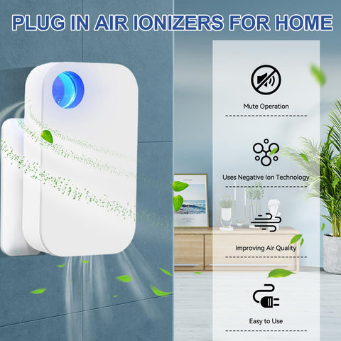 KLVEU Ion Air Purifier bedroom use for restful, breathable air.