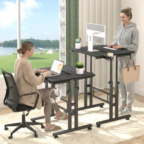 Klvied versatile desk supports laptop work, art, or presentations