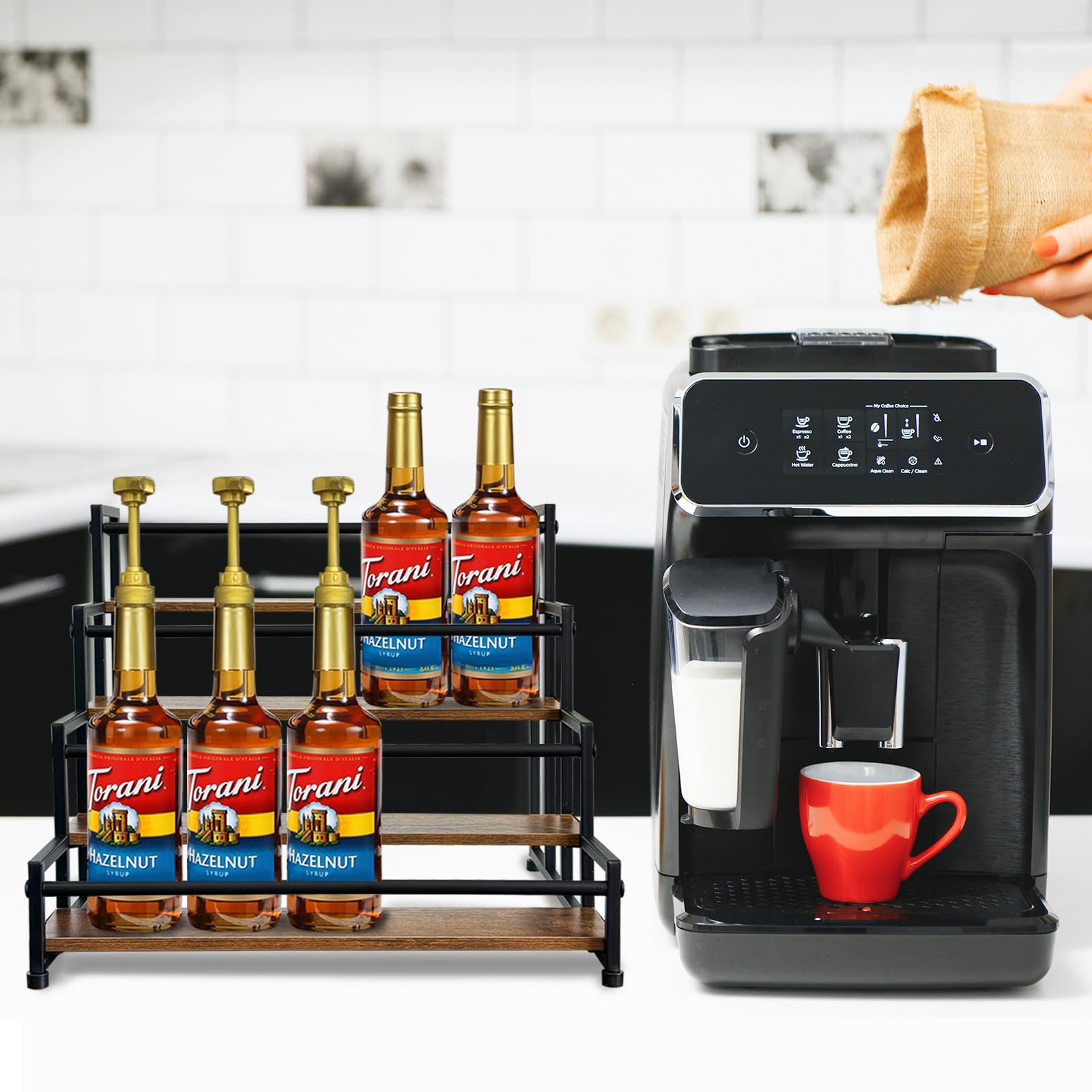 Klxuyuo Syrup Rack assembly video helps set up quickly