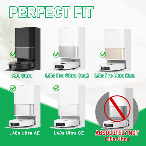 Klypticfit HEPA filters for Dreame L10s Ultra Gen 2 and related models, trapping fine particles.