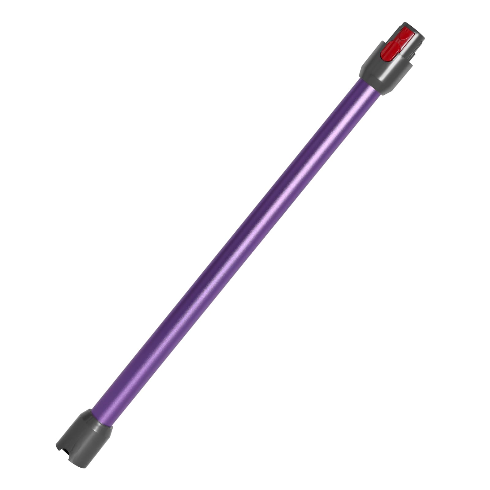 Klypticfit extension wand demonstrates Dyson V15 compatibility for added reach.
