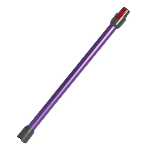 Klypticfit extension wand demonstrates Dyson V15 compatibility for added reach.