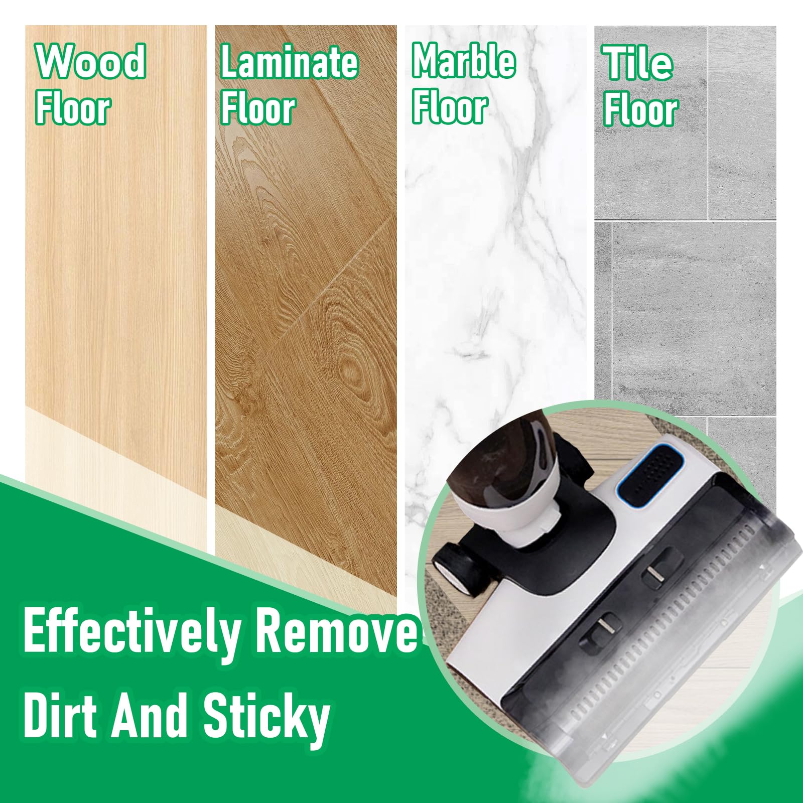 Klypticfit Only S5 cleaning brush with blades removes hair and debris effectively.