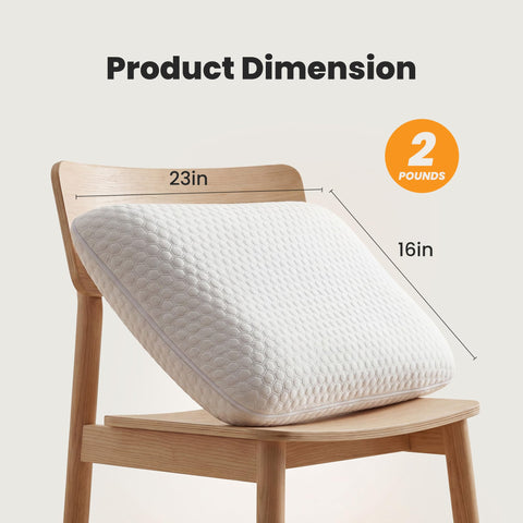 KMFurnila 3D honeycomb mesh cover promotes airflow and moisture management.