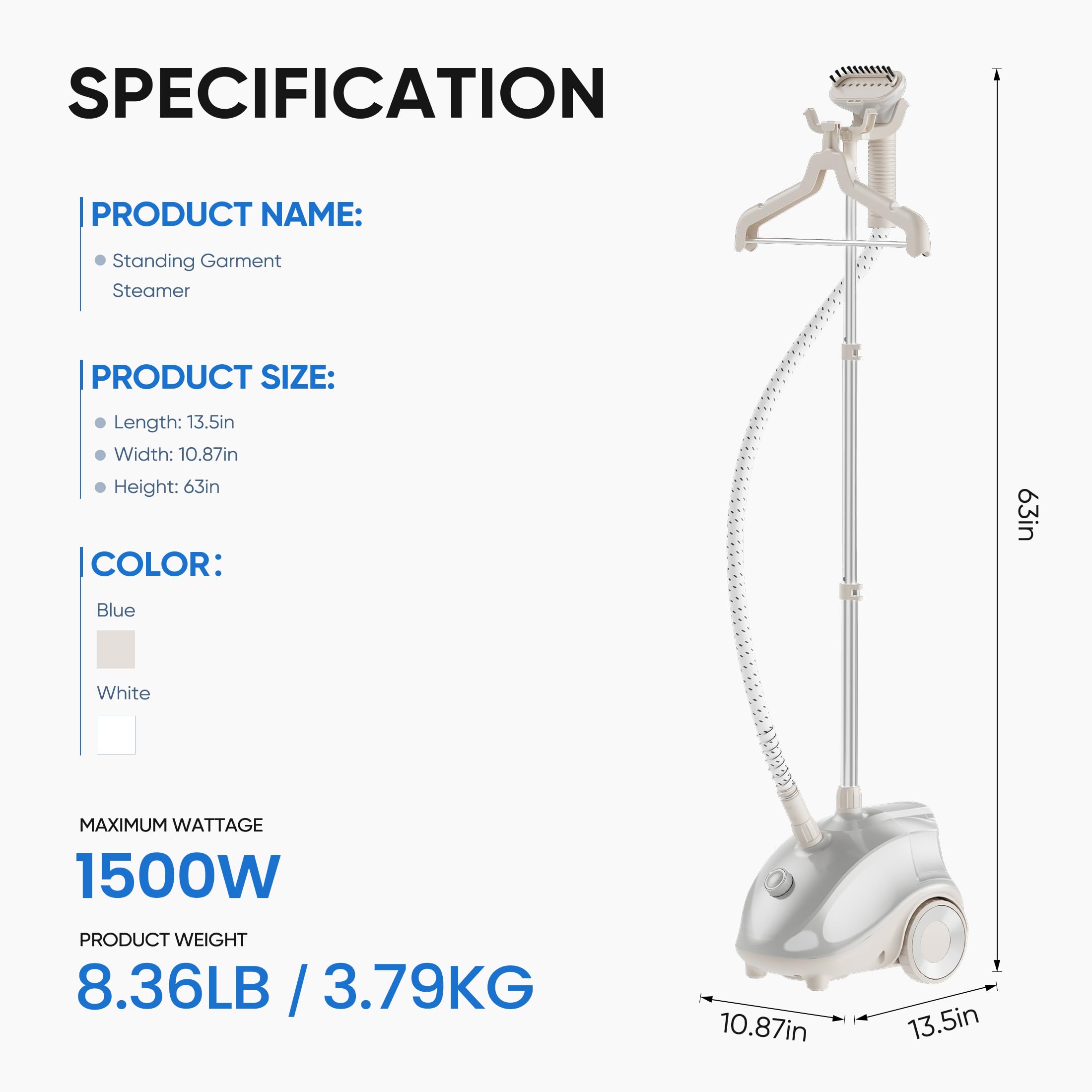 KMFurnila steamer auto shut-off safety helps prevent accidents during use.