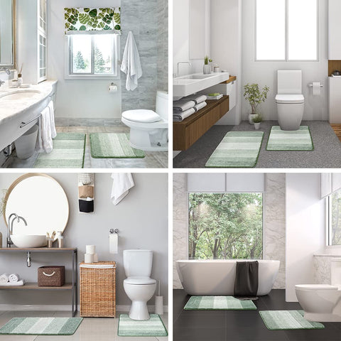 Kmson machine washable bath mat stays fresh with simple cold water washes.