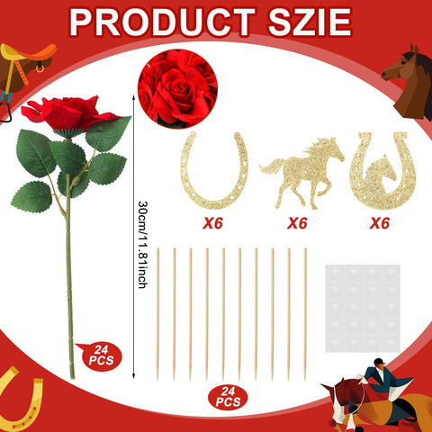 Knitgrip 24 roses and sticks set packaging stands out as Derby-ready gift
