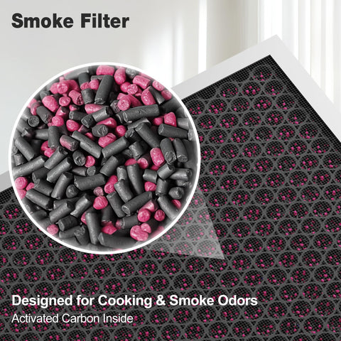 Cross-section of KNKA APH4000 HEPA and activated carbon layers
