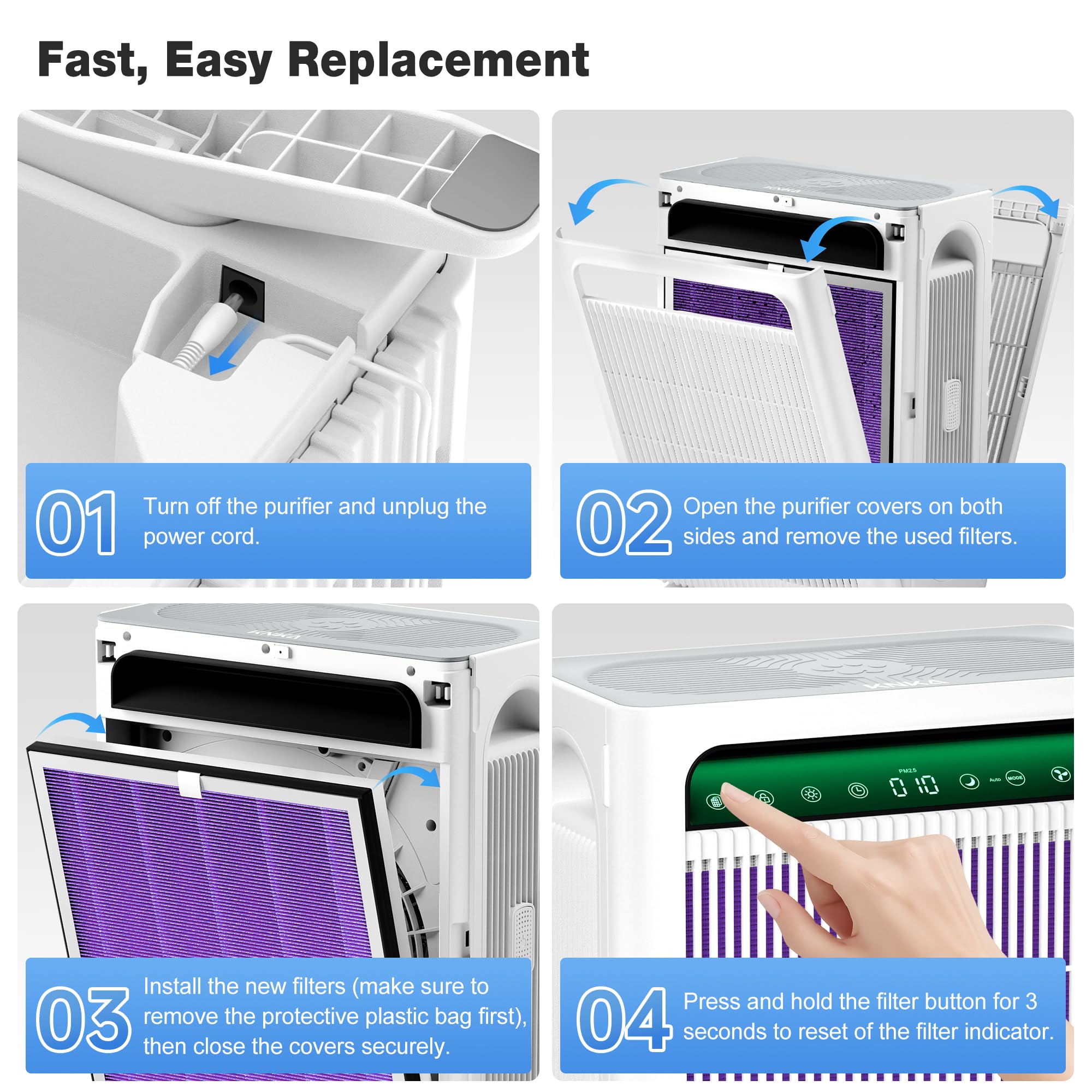 KNKA APH4000 filters reduce kitchen odors and smoke in real life