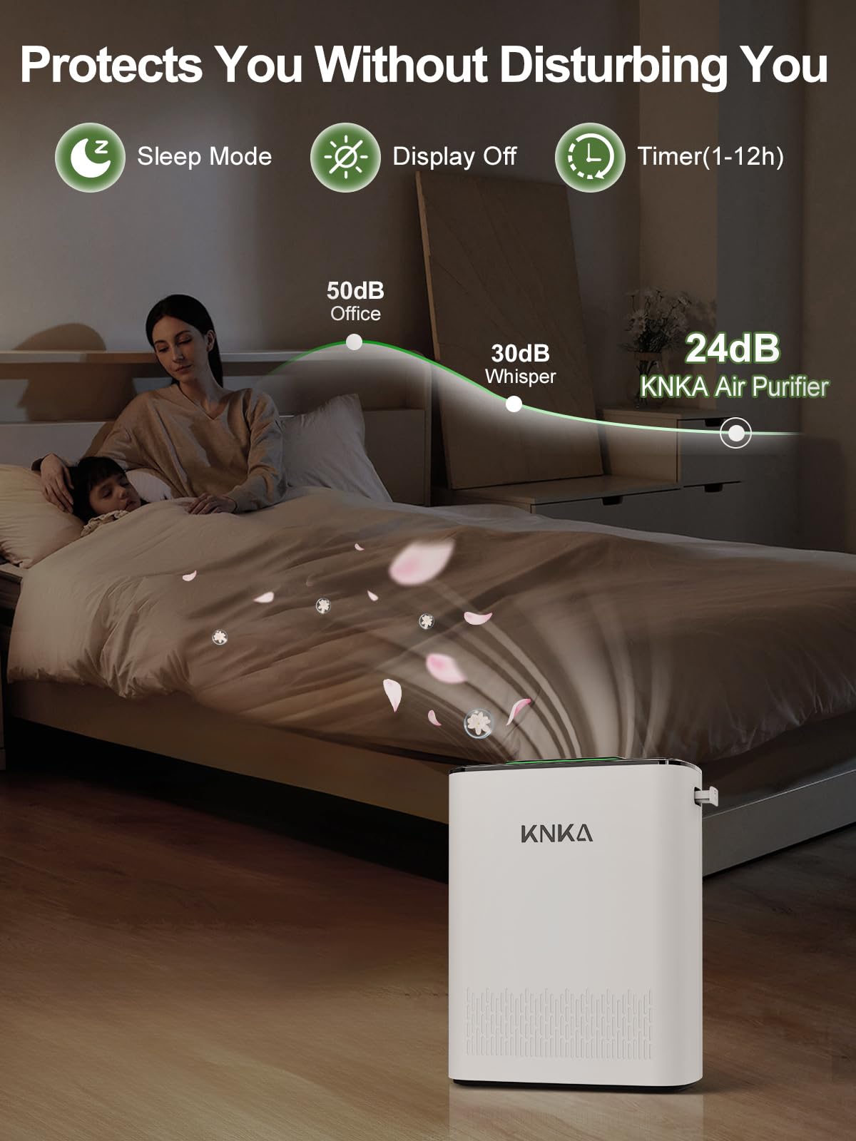 KNKA APH3000 washable pre-filter extending filter life by capturing larger particles.