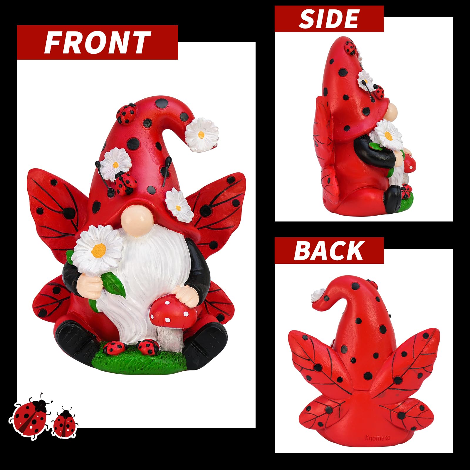 KnomeKo Gift for women who love gardens and quirky decor.