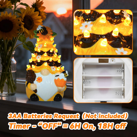 KnomeKo Timer sunflower decor pairs with summer spaces