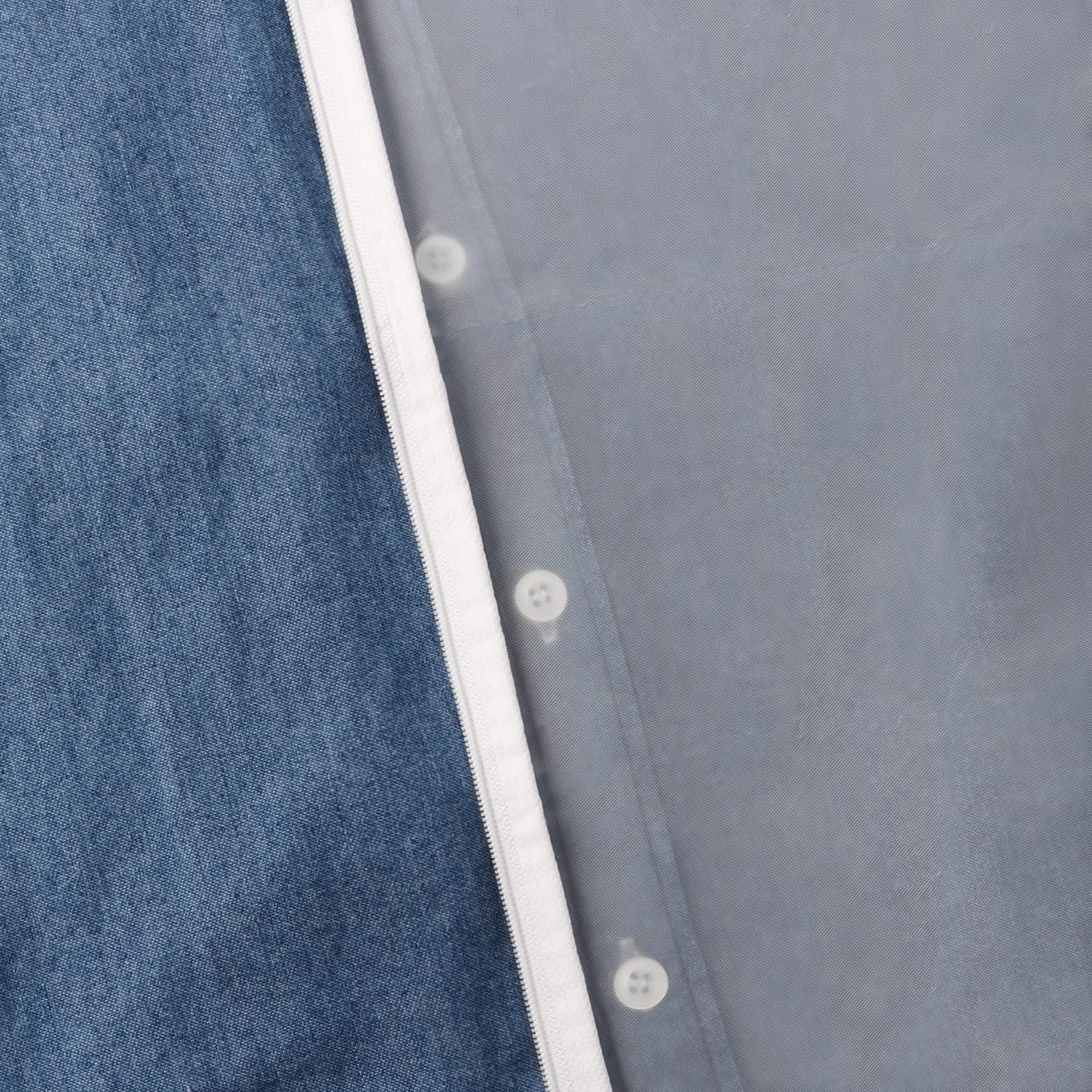 Kntiwiwo durable zipper prevents slips, ensuring long‑term closet use.