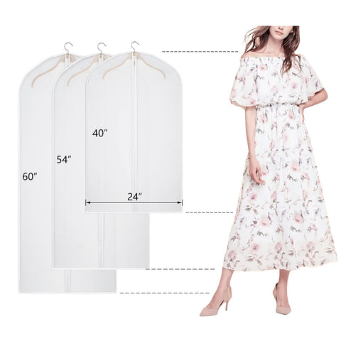 Kntiwiwo PEVA garment bag provides water resistance and clean storage.