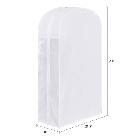 Kntiwiwo 43-inch garment bag with clear window lets you identify outfits quickly.