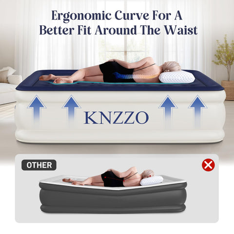 KNZZO non-slip flocked surface keeps you steady at night