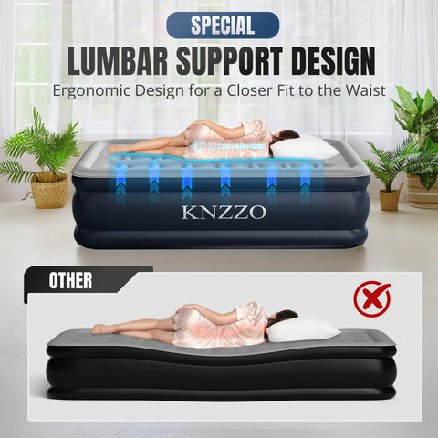 KNZZO mattress setup in a guest room creates a welcoming space