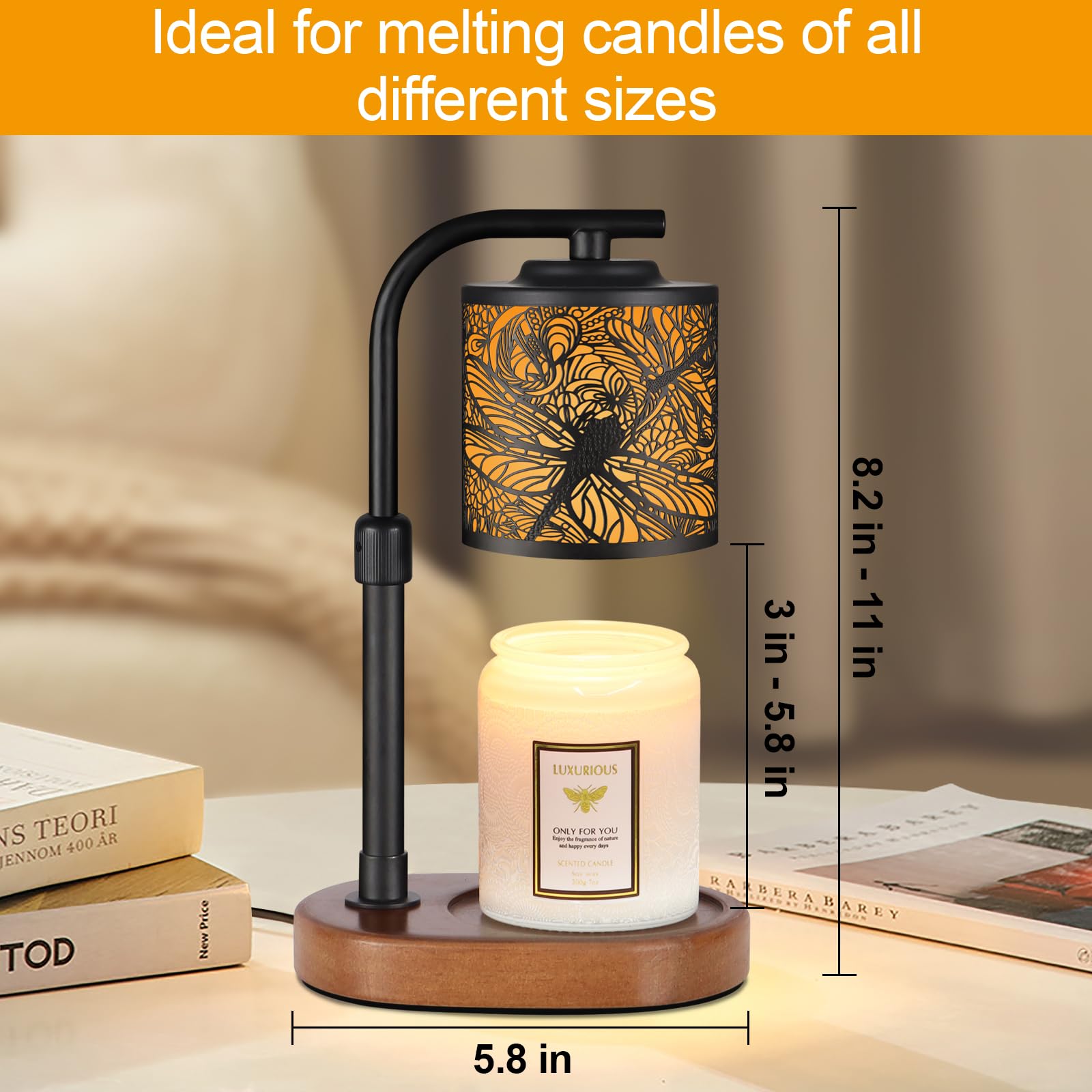 Kobodon warmer shown in bedroom and home office setup