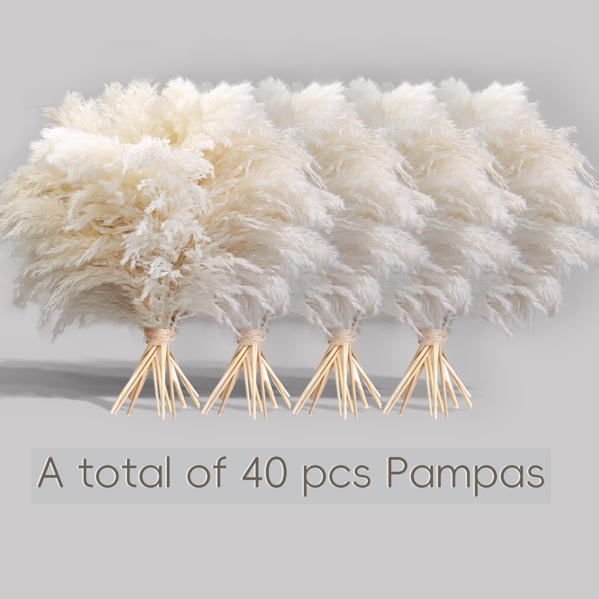 Kocat pampas grass centerpiece for boho table decor and photo-ready tables