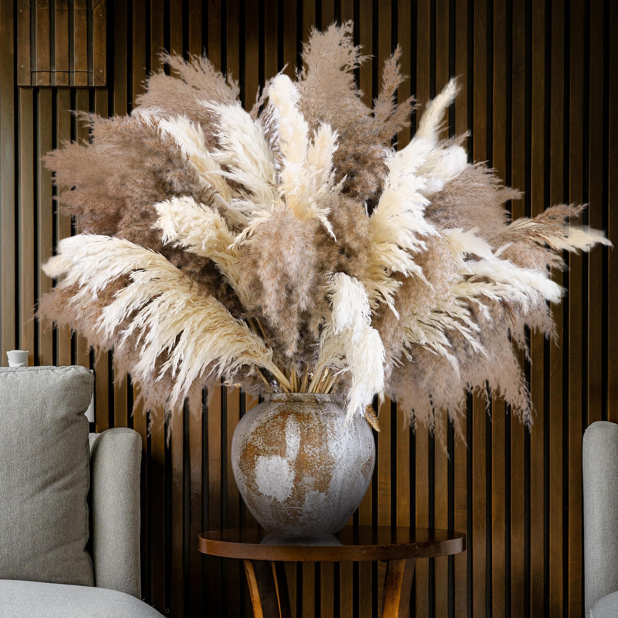 Kocat fall boho pampas decor for seasonal styling without daily upkeep.