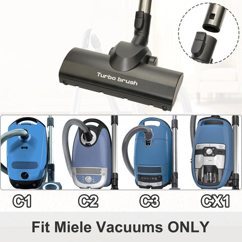 Kodahome Turbo Brush in action with air-driven rotation on carpets demonstrates lift.