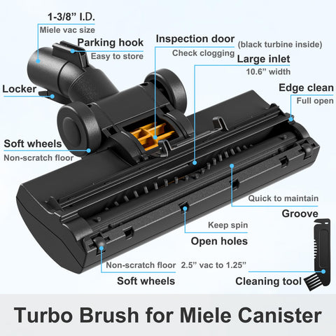 Kodahome Turbo Brush durable black housing stands up to daily use.