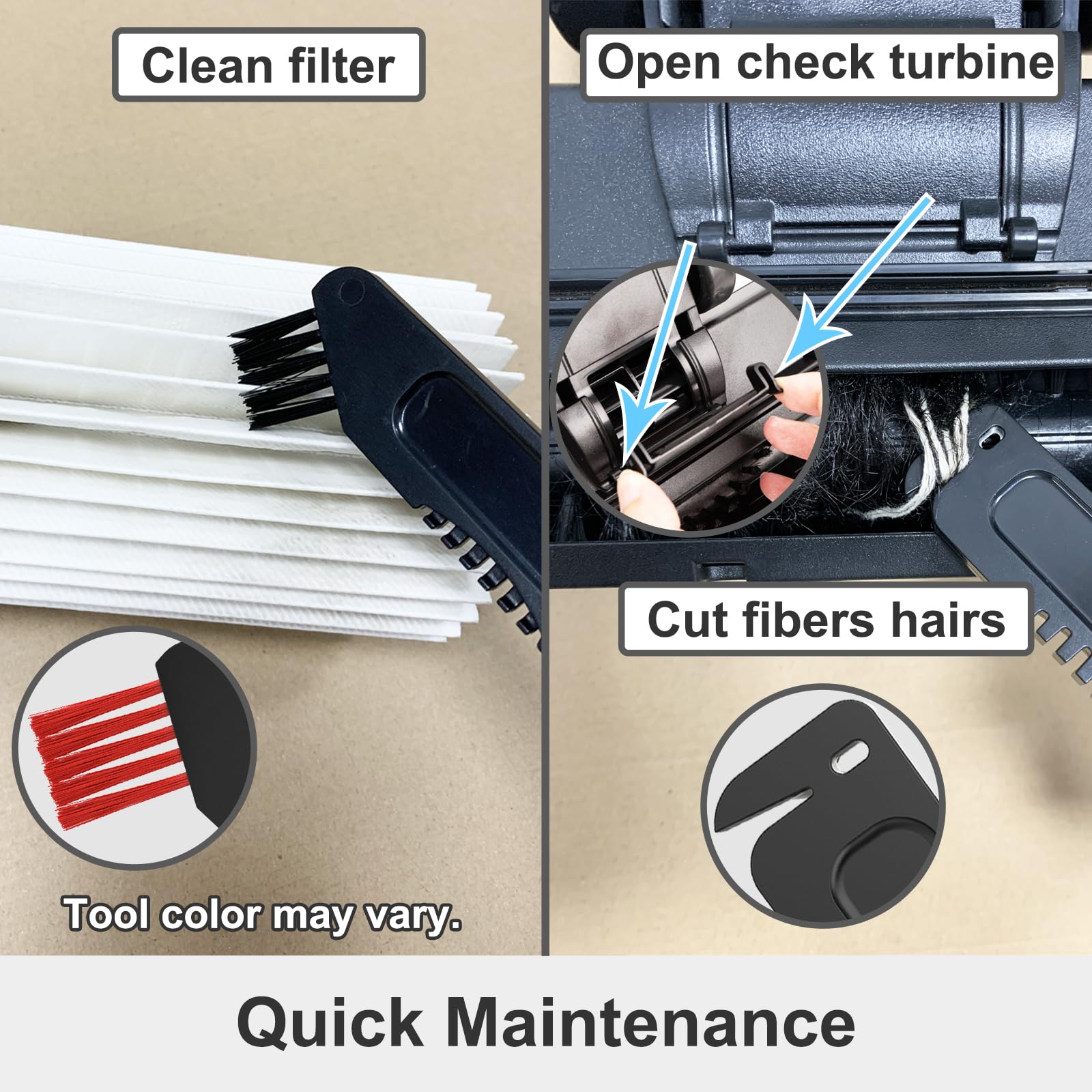 Kodahome Turbo Brush on hard floors demonstrates smooth glide and care.