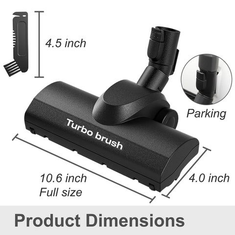 Kodahome Turbo Brush helps lift pet hair and fibers from surfaces.