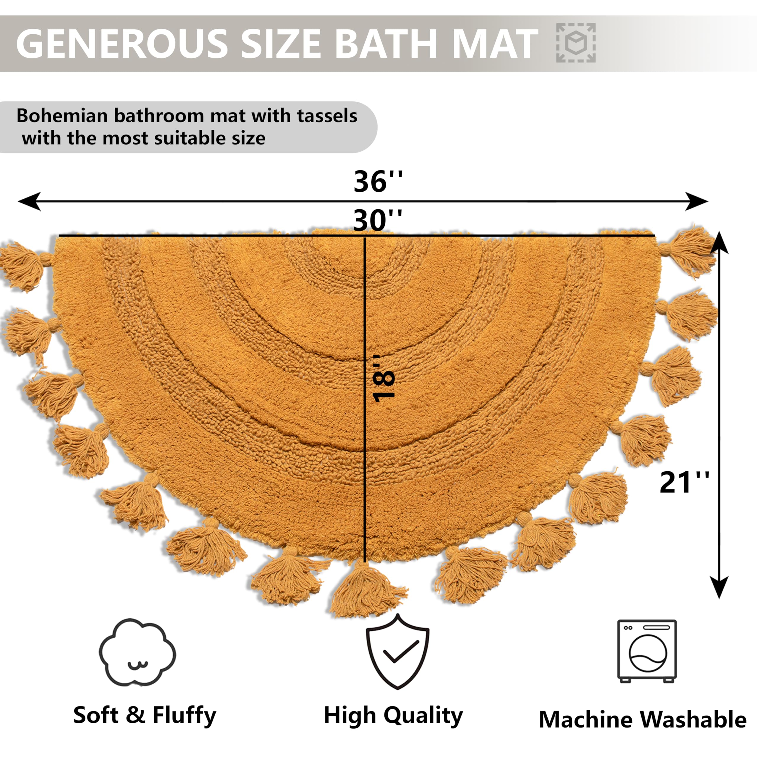 KOEXM rug suits dorms and small spaces with compact size.