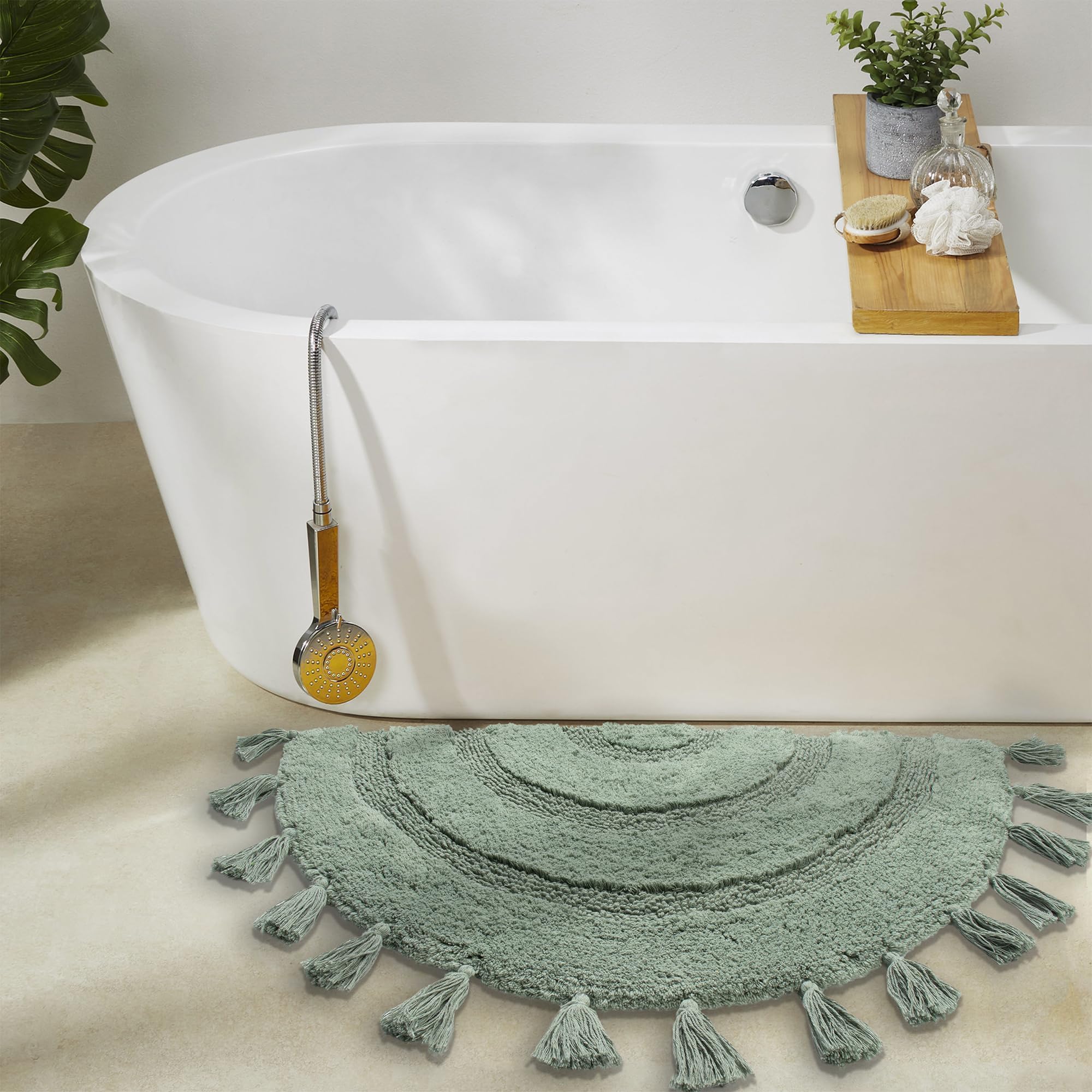 KOEXM tassel-trim detail elevates boho decor with artisanal flair.