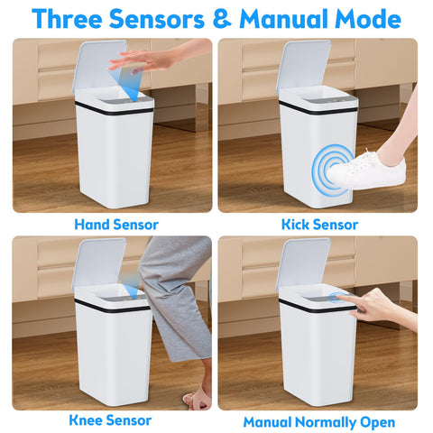 KOEYLE sensor-lid in action shows rapid hands-free opening.