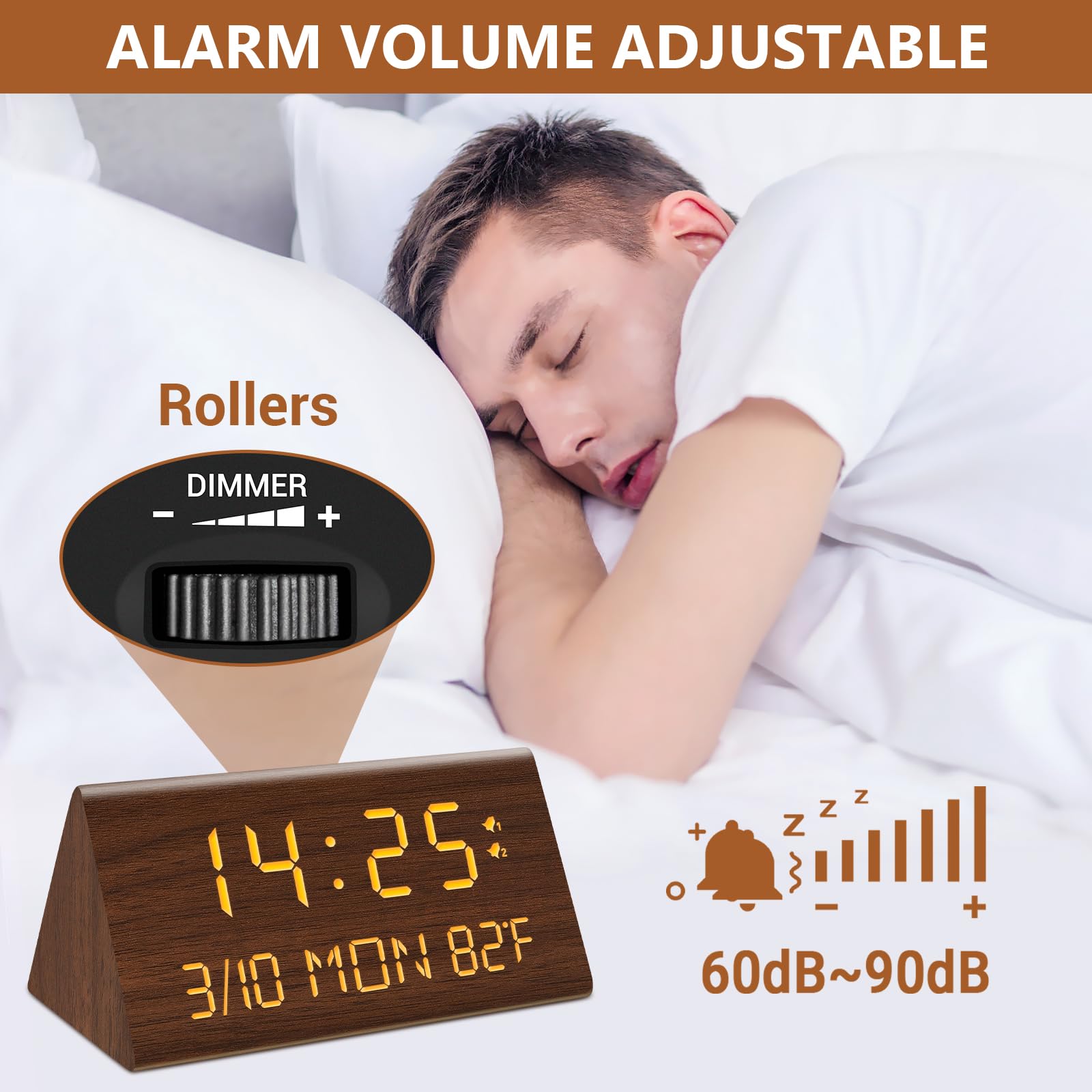 Kogonee DST button simplifies time changes during daylight saving shifts.