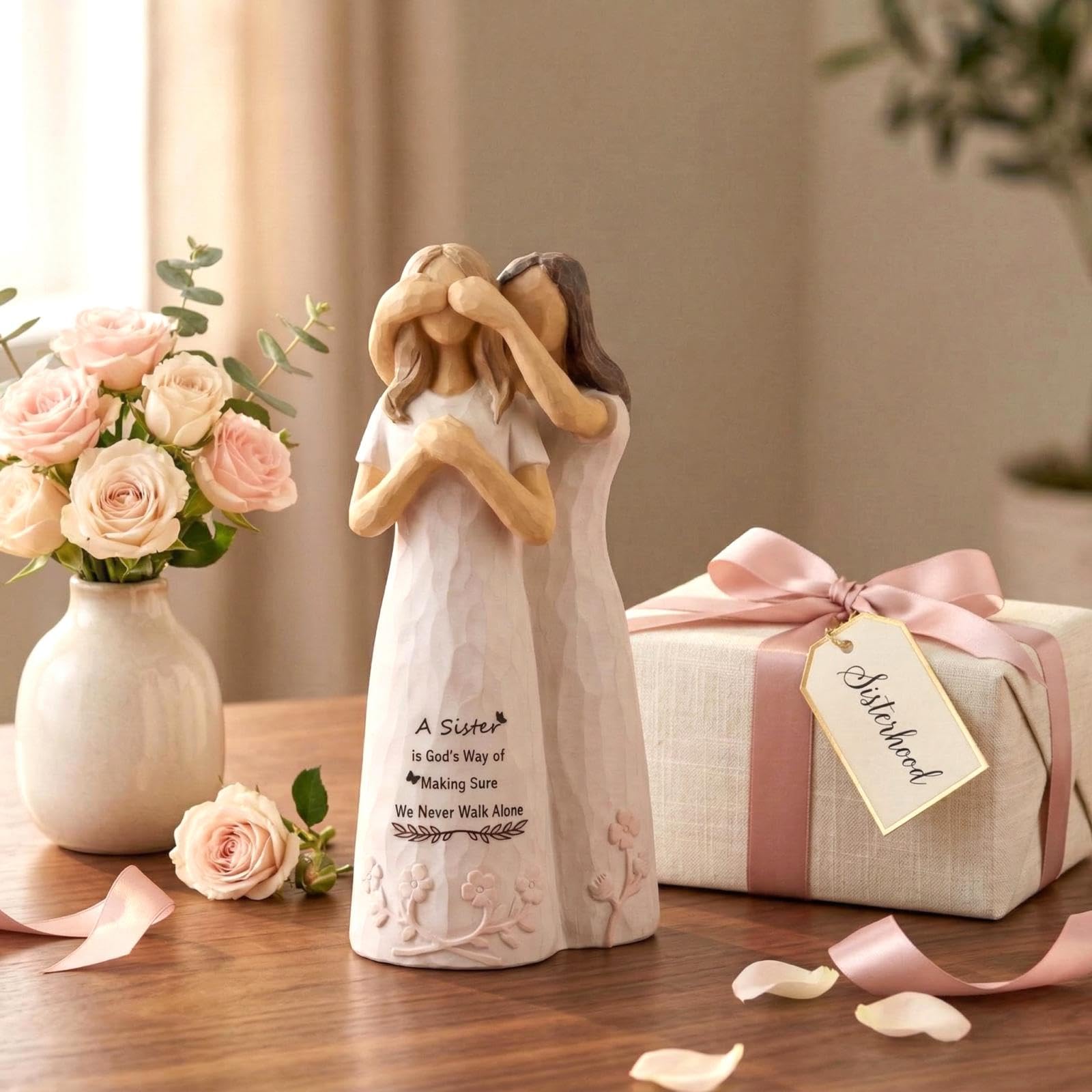 Kohehe handcrafted resin figurine with quote for meaningful gifting