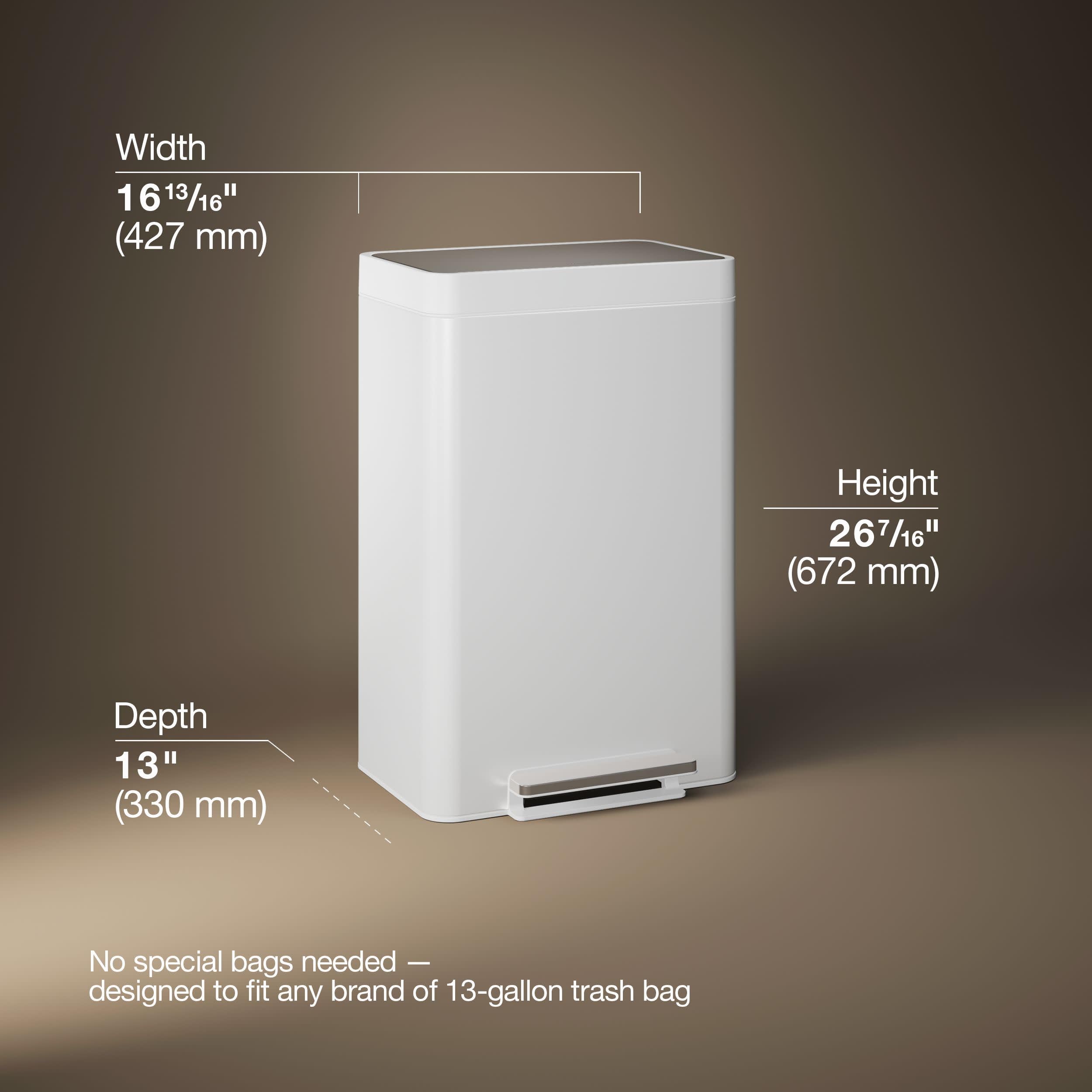 Kohler 20940-STW fingerprint-resistant finish stays cleaner longer.