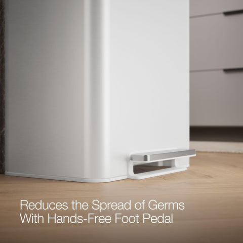 Kohler 20940-STW interior hinge protects surfaces during use.