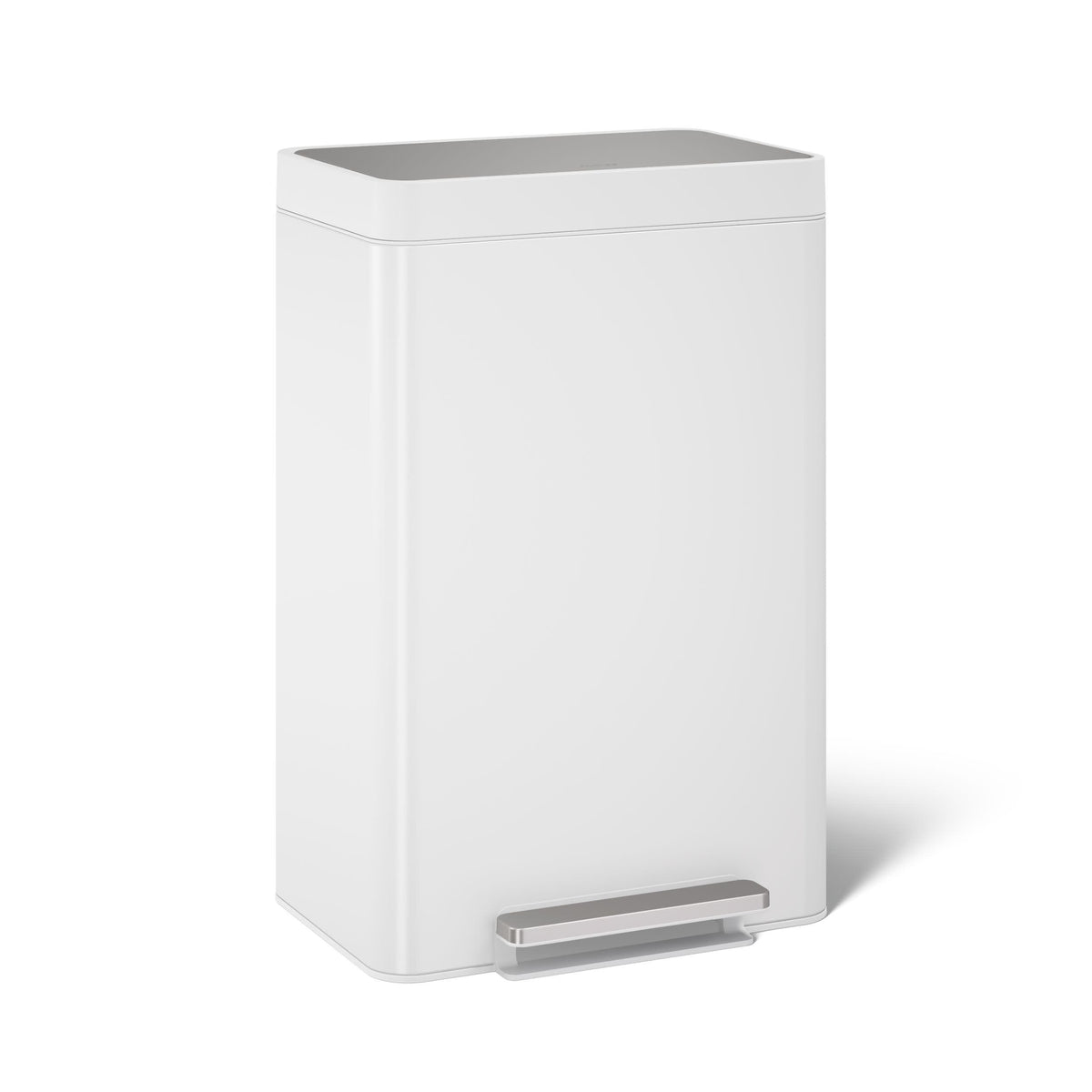 Kohler 20940-STW trash can with quiet-close lid for a peaceful kitchen.