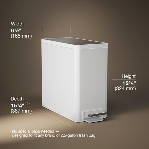 Kohler 20957-STW fingerprint-proof finish stays cleaner longer.